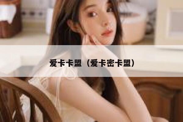 爱卡卡盟（爱卡密卡盟） 第1张