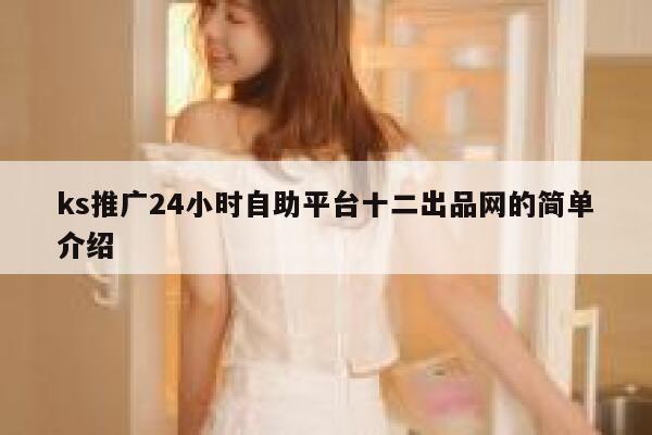 ks推广24小时自助平台十二出品网的简单介绍 第1张 ks推广24小时自助平台十二出品网的简单介绍 第1张