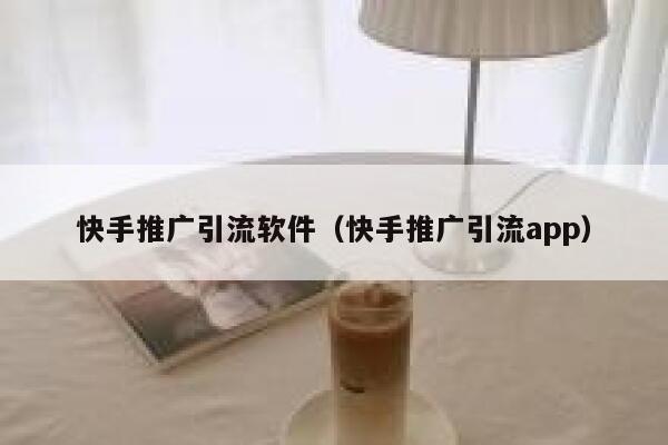 快手推广引流软件（快手推广引流app） 第1张