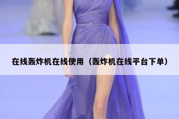 在线轰炸机在线使用（轰炸机在线平台下单） 第1张