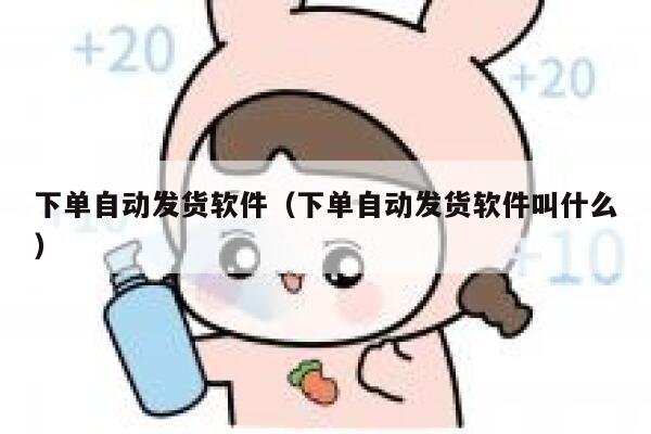 下单自动发货软件（下单自动发货软件叫什么） 第1张