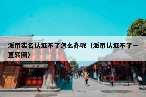 派币实名认证不了怎么办呢（派币认证不了一直转圈） 第1张