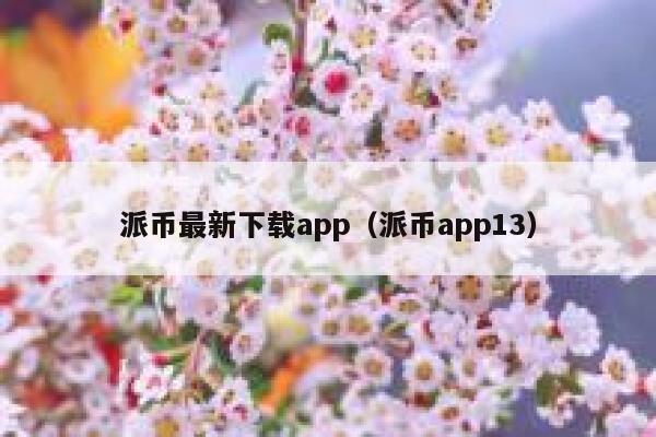 派币最新下载app（派币app13） 第1张