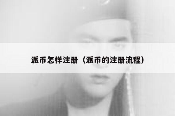 派币怎样注册（派币的注册流程） 第1张