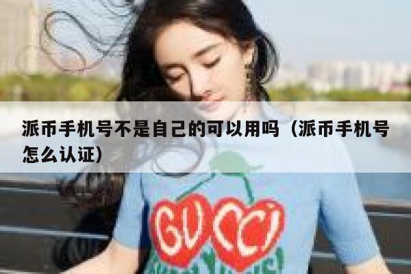 派币手机号不是自己的可以用吗（派币手机号怎么认证） 第1张