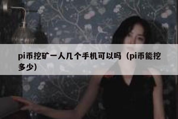 pi币挖矿一人几个手机可以吗（pi币能挖多少） 第1张