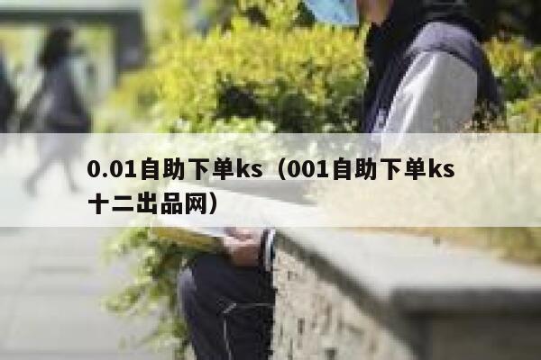 0.01自助下单ks（001自助下单ks十二出品网） 第1张