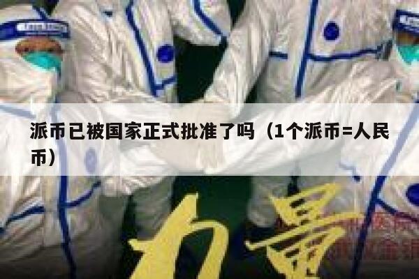 派币已被国家正式批准了吗（1个派币=人民币） 第1张