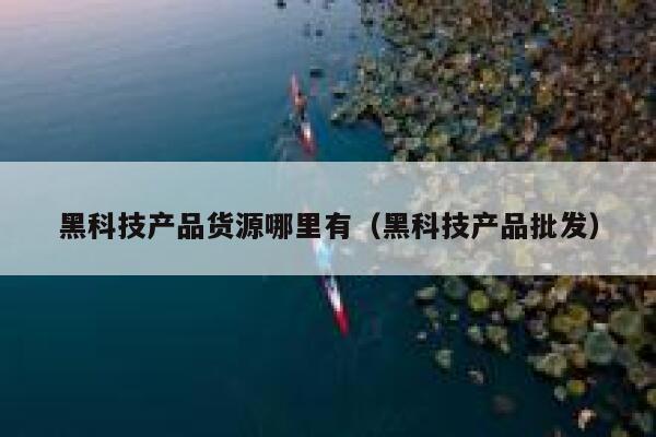 黑科技产品货源哪里有（黑科技产品批发） 第1张