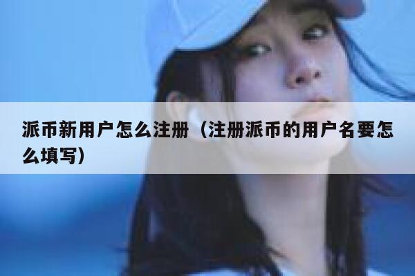 派币新用户怎么注册（注册派币的用户名要怎么填写） 第1张