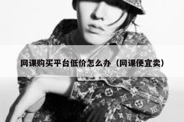 网课购买平台低价怎么办（网课便宜卖） 第1张