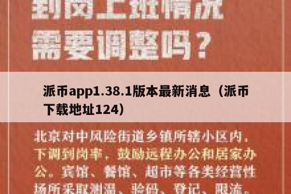 派币app1.38.1版本最新消息（派币下载地址124） 第1张