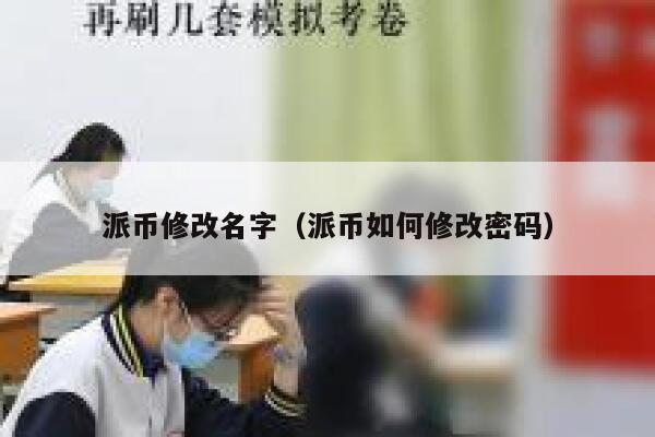 派币修改名字（派币如何修改密码） 第1张