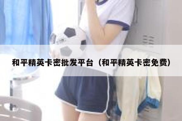 和平精英卡密批发平台（和平精英卡密免费） 第1张