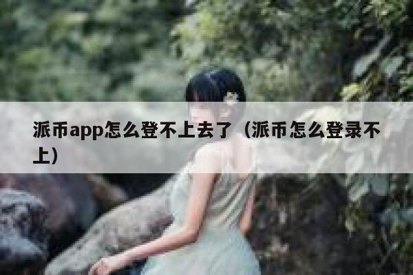 派币app怎么登不上去了（派币怎么登录不上） 第1张