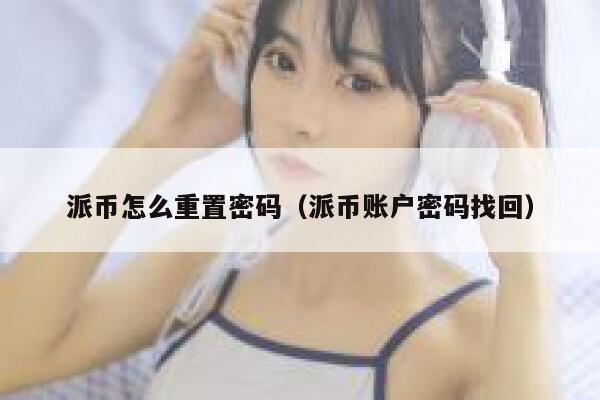 派币怎么重置密码（派币账户密码找回） 第1张