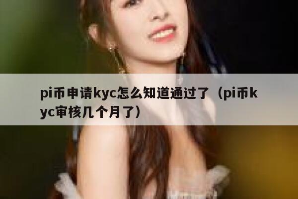 pi币申请kyc怎么知道通过了（pi币kyc审核几个月了） 第1张