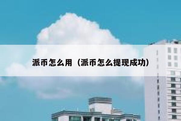派币怎么用(派币怎么提现成功) 第1张 派币怎么用(派币怎么提现成功) 第1张