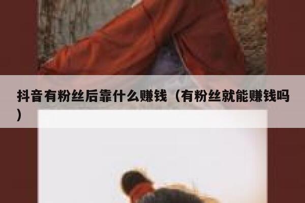 抖音有粉丝后靠什么赚钱(有粉丝就能赚钱吗) 第1张 抖音有粉丝后靠什么赚钱(有粉丝就能赚钱吗) 第1张