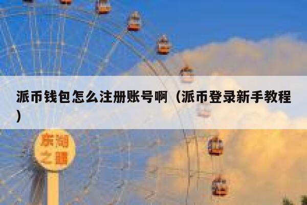 派币钱包怎么注册账号啊（派币登录新手教程） 第1张