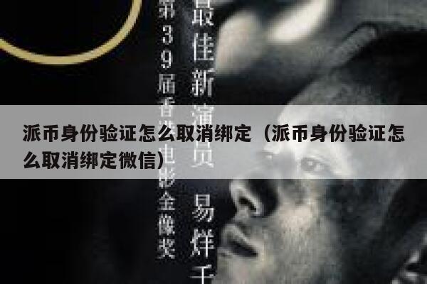 派币身份验证怎么取消绑定（派币身份验证怎么取消绑定微信） 第1张