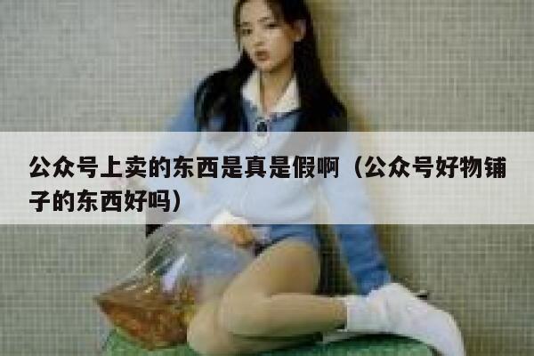 公众号上卖的东西是真是假啊(公众号好物铺子的东西好吗) 第1张 公众号上卖的东西是真是假啊(公众号好物铺子的东西好吗) 第1张