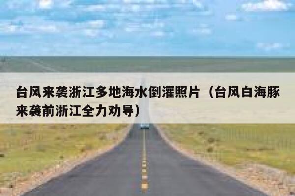 台风来袭浙江多地海水倒灌照片（台风白海豚来袭前浙江全力劝导） 第1张