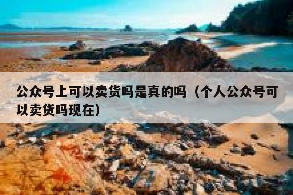 公众号上可以卖货吗是真的吗(个人公众号可以卖货吗现在) 第1张 公众号上可以卖货吗是真的吗(个人公众号可以卖货吗现在) 第1张