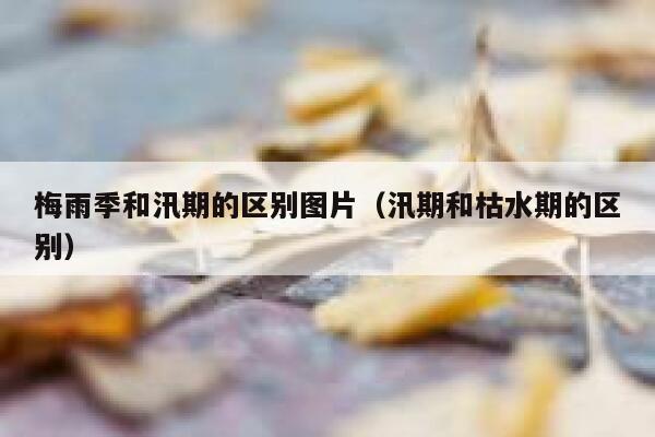 梅雨季和汛期的区别图片（汛期和枯水期的区别） 第1张