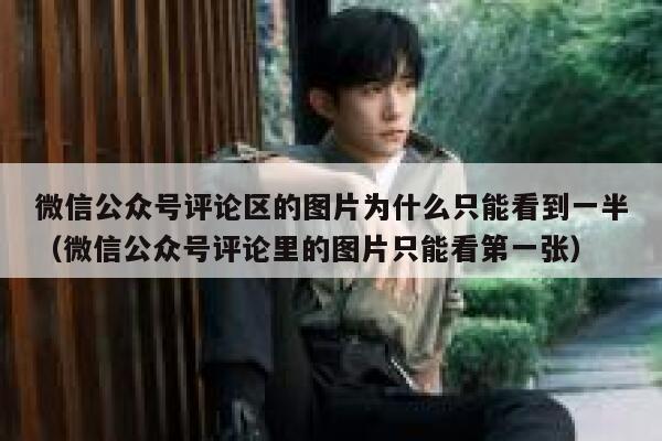 微信公众号评论区的图片为什么只能看到一半(微信公众号评论里的图片只能看第一张) 第1张 微信公众号评论区的图片为什么只能看到一半(微信公众号评论里的图片只能看第一张) 第1张