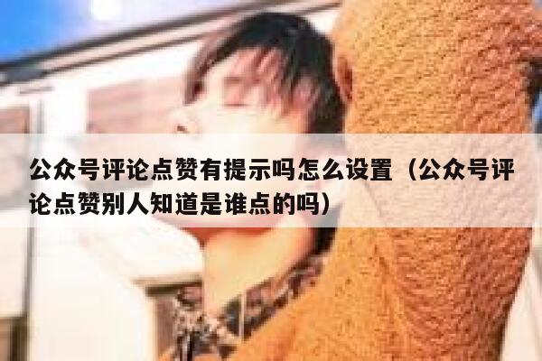 公众号评论点赞有提示吗怎么设置（公众号评论点赞别人知道是谁点的吗） 第1张