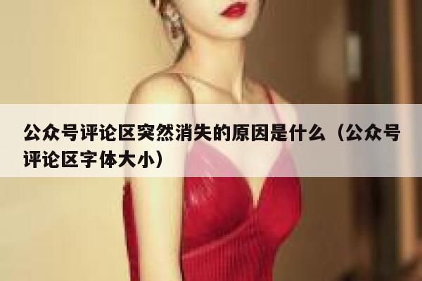 公众号评论区突然消失的原因是什么(公众号评论区字体大小) 第1张 公众号评论区突然消失的原因是什么(公众号评论区字体大小) 第1张
