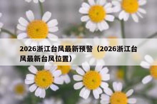 2026浙江台风最新预警(2026浙江台风最新台风位置) 第1张 2026浙江台风最新预警(2026浙江台风最新台风位置) 第1张