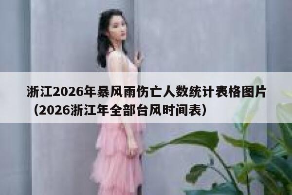 浙江2026年暴风雨伤亡人数统计表格图片（2026浙江年全部台风时间表） 第1张