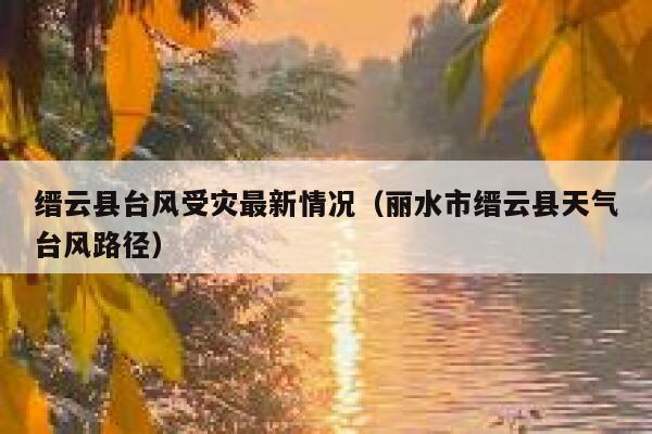 缙云县台风受灾最新情况(丽水市缙云县天气台风路径) 第1张 缙云县台风受灾最新情况(丽水市缙云县天气台风路径) 第1张