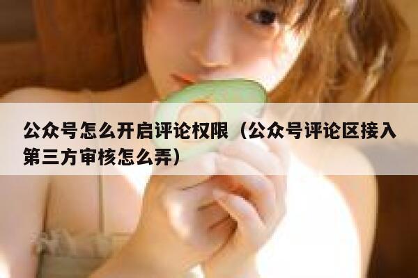 公众号怎么开启评论权限(公众号评论区接入第三方审核怎么弄) 第1张 公众号怎么开启评论权限(公众号评论区接入第三方审核怎么弄) 第1张