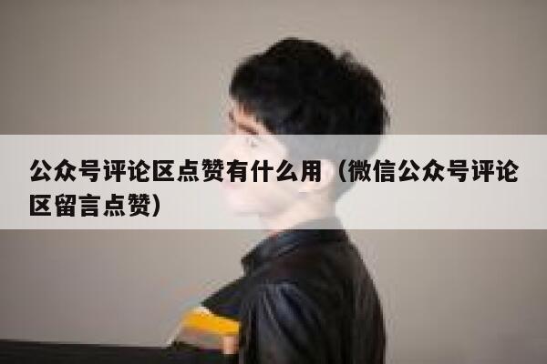 公众号评论区点赞有什么用(微信公众号评论区留言点赞) 第1张 公众号评论区点赞有什么用(微信公众号评论区留言点赞) 第1张