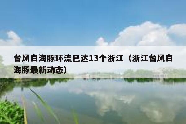 台风白海豚环流已达13个浙江（浙江台风白海豚最新动态） 第1张