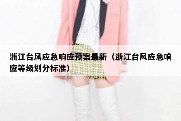 浙江台风应急响应预案最新（浙江台风应急响应等级划分标准） 第1张