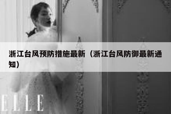 浙江台风预防措施最新（浙江台风防御最新通知） 第1张