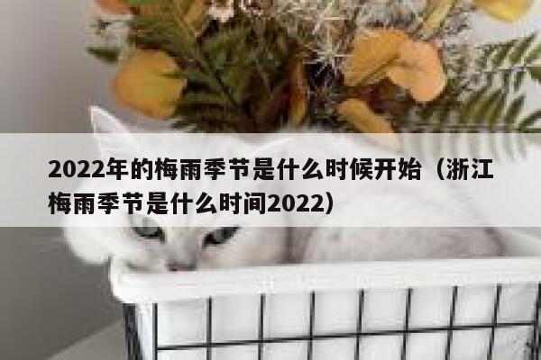 2022年的梅雨季节是什么时候开始(浙江梅雨季节是什么时间2022) 第1张 2022年的梅雨季节是什么时候开始(浙江梅雨季节是什么时间2022) 第1张