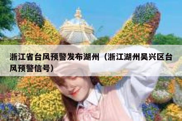 浙江省台风预警发布湖州（浙江湖州吴兴区台风预警信号） 第1张